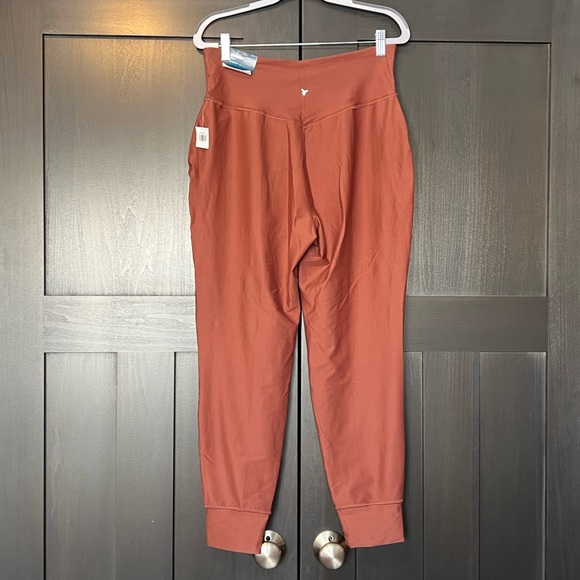 NWT Old Navy High-Rise Powersoft Ankle Jogger 7/8 Length Dusty Rose (Size Large) - Picture 3 of 6